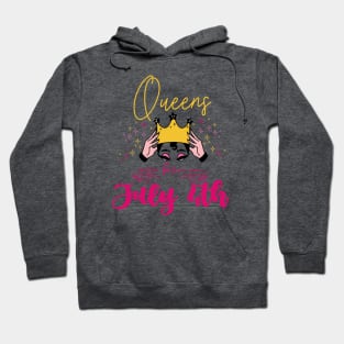 Queens Are Born On July 7th Hoodie